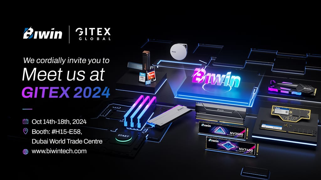 Biwin to Showcase Cutting-edge Storage Solutions at GITEX 2024 