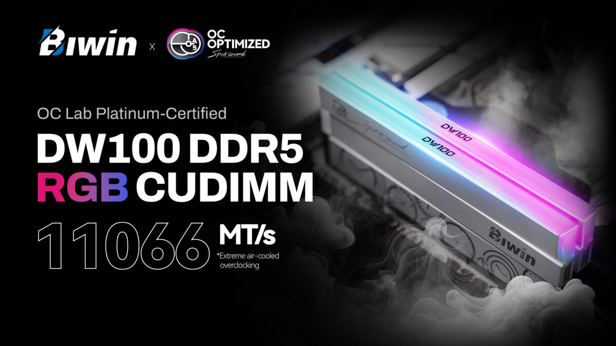 Biwin DW100 DDR5 RGB CUDIMM