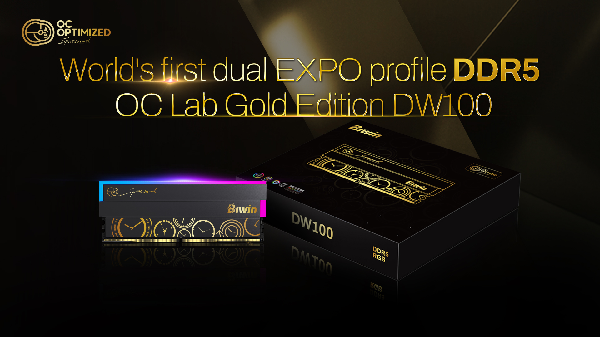 Biwin Introducing the World’s First RGB DDR5 with Dual EXPO Profiles